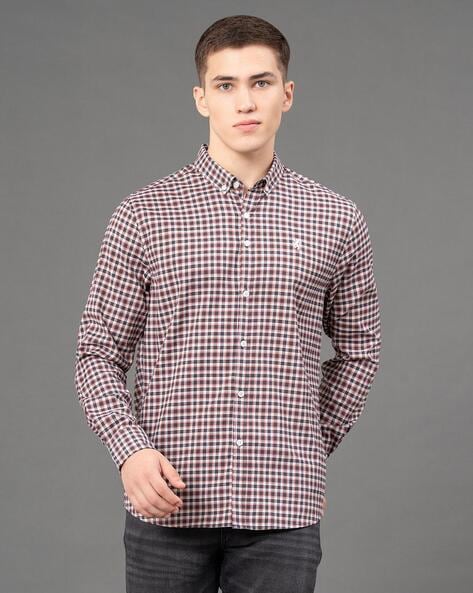 Men Checked Regular Fit Shirt