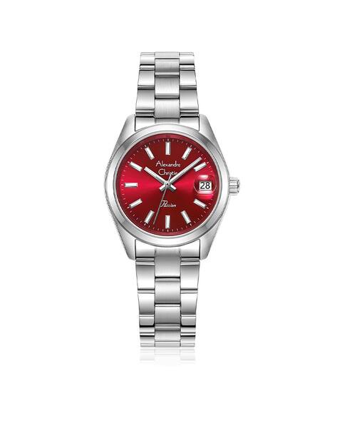 Alexandre Christie Women's Classic Analogue Stainless Steel Watch - 2B54LDBSSRE