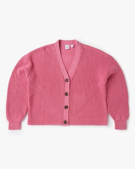 Pink Gap Cardigan Sweaters Pink Gap Bear Sweater Baby Bear Garter