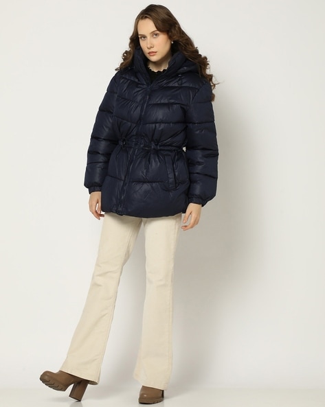 Women Relaxed Fit Puffer Jacket