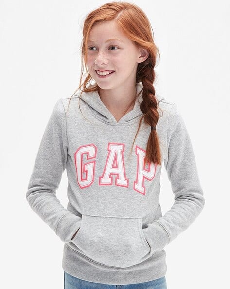 Buy Grey Sweatshirts Hoodie for Girls by Gap Kids Online