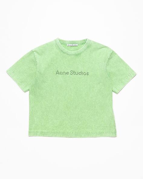 Long Sleeve Acne Logo Tee ACNE STUDIOS BLURRED LOGO T-SHIRT