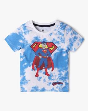 inf frendz Boys Superman Regular Fit Round-Neck T-Shirt-picture-31
