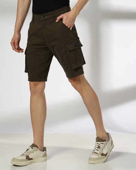 Buy Olive Green Shorts 3/4ths for Men by LEE COOPER Online