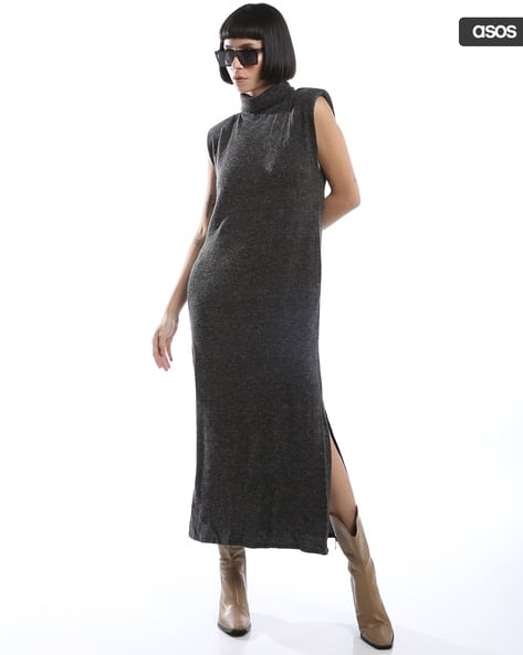 Buy Charcoal Grey Dresses for Women by ASOS DESIGN Online | Ajio.com