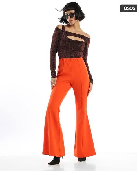 Buy Orange Trousers Pants for Women by ASOS DESIGN Online