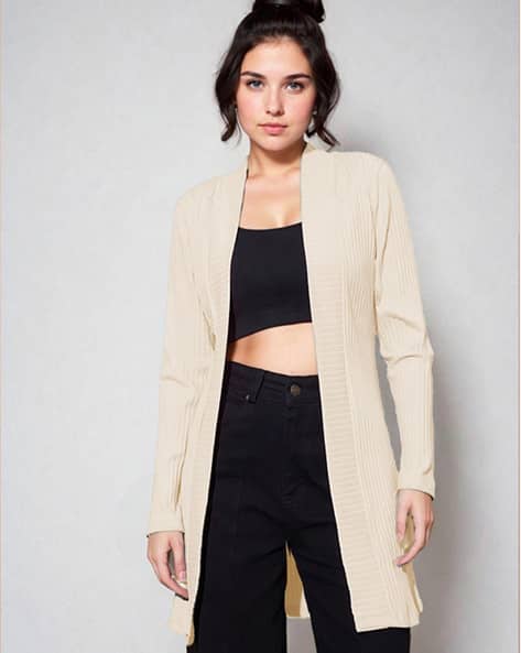 Women Front-Open Shrug with Full Sleeves