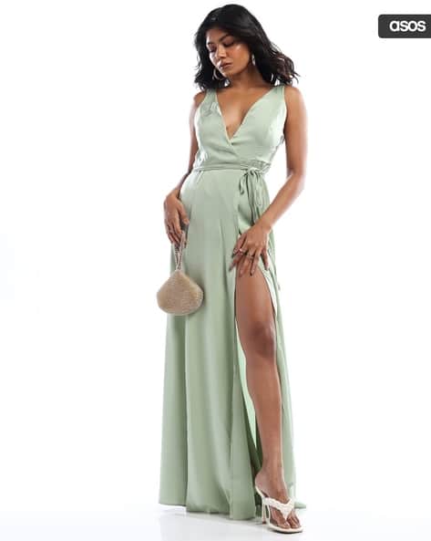 Buy Sage Green Dresses for Women by ASOS DESIGN Online | Ajio.com Buy Sage Green Dresses for Women by ASOS DESIGN Online | Ajio.com