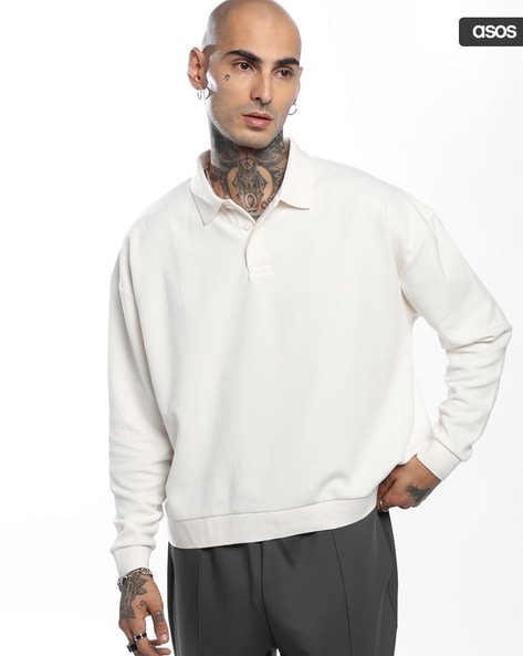 Buy Ivory White Tshirts for Men by ASOS DESIGN Online - Main Image