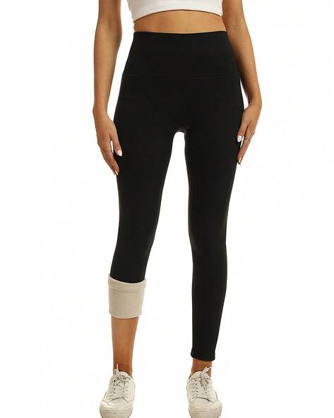 Lulu & Sky Women Ankle-Length Leggings with Elasticated Waist