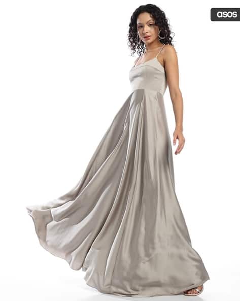princess polly baby blue dress Stunning sage green bridesmaid dress from ASOS. UK main image 1