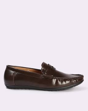 Men Round-Toe Penny Loafers