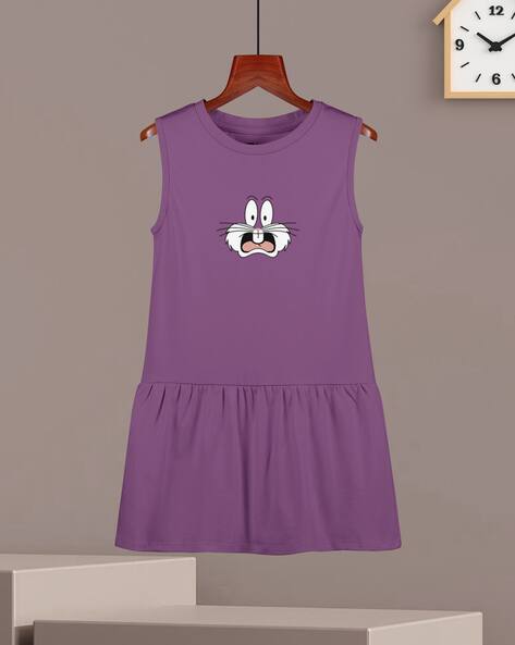 Hellcat Girls Graphic A-line Dress