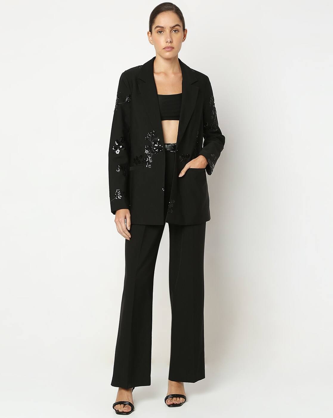 VERO MODA Blazer VMHARUKI - Blazer Élégant Femme Regular Fit Avec Revers à Encoche