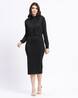 Black Panel Style Co-Ord Sets For Women main image 1