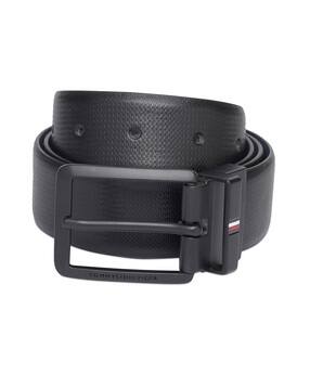 tommy hilfiger Men Genuine Leather Reversible Belt with Buckle Closure-picture-27