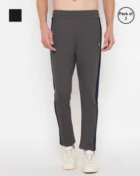 john players Pack of 2 Men Relaxed Joggers with Expandable Waist-picture-25