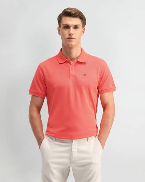 Men Regular Fit Polo T-shirt