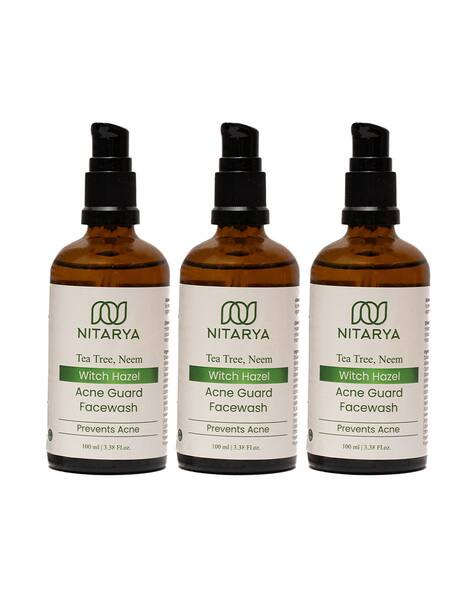 NITARYA Women Tea Tree and Neem Face Wash Pack of 3