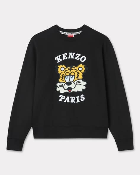 Buy KENZO Verdy Graphic Print Regular Fit Sweatshirt | Black Color