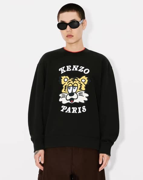 Buy KENZO Verdy Graphic Print Regular Fit Sweatshirt | Black Color