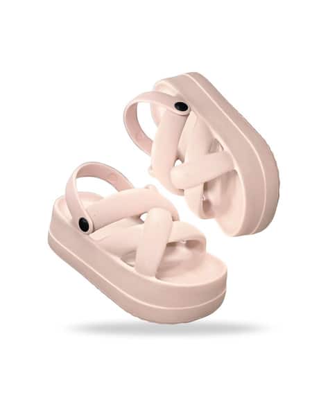 Buy PINK Sports Sandals for Women by VINTEX Online