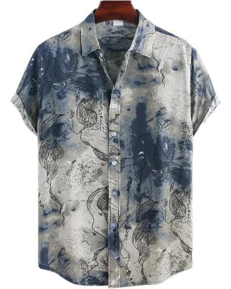 Men Tie Dye Regular Fit Shirt