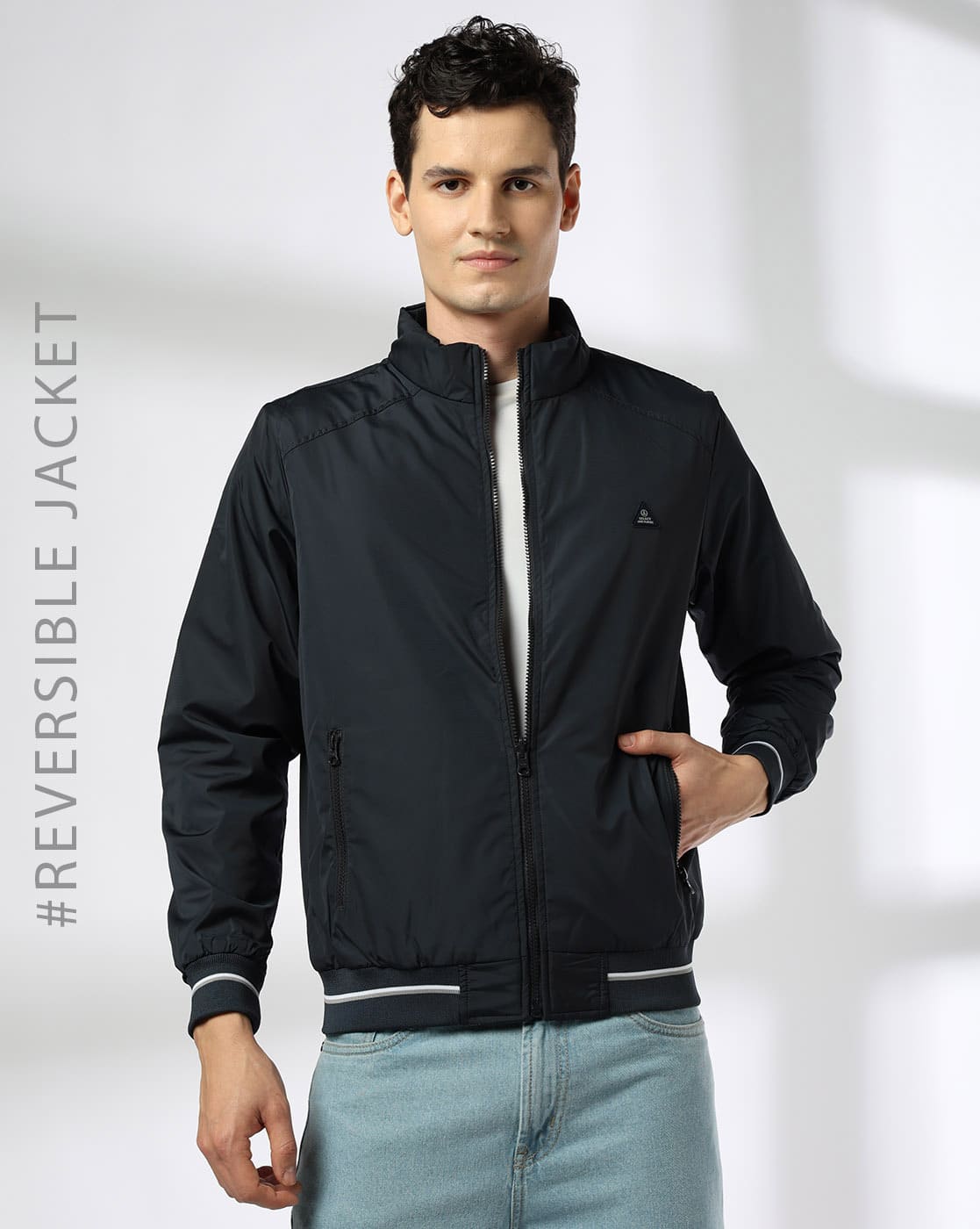 Buy JOHN PLAYERS SELECT Men Regular Fit Reversible Jacket Online