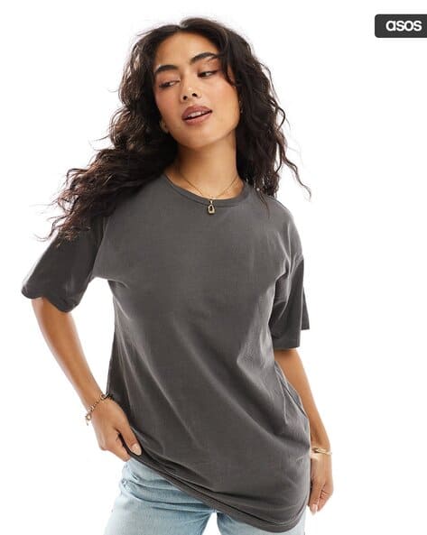Buy Charcoal Tshirts for Women by ASOS DESIGN Online