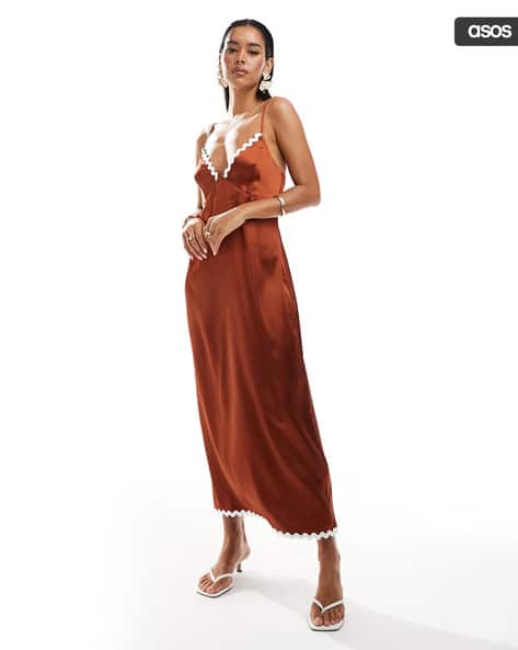 Buy Rust Dresses for Women by ASOS DESIGN Online