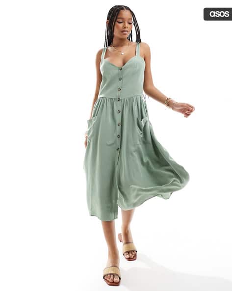 Buy Green Dresses for Women by ASOS DESIGN Online | Ajio.com Buy Green Dresses for Women by ASOS DESIGN Online | Ajio.com