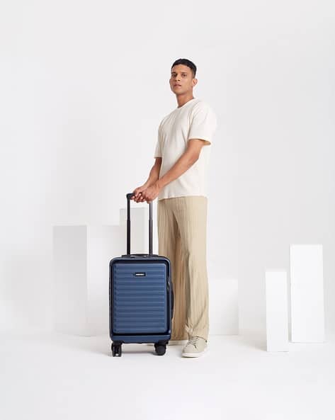 Buy Blue Luggage Trolley Bags for Men by Assembly Online