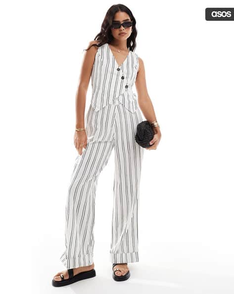 Buy White Black Jumpsuits &Playsuits for Women by ASOS DESIGN