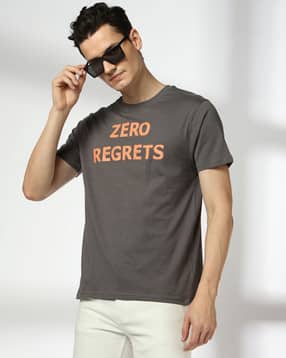 dnmx Men Zero Regrets Regular Fit Crew-Neck T-Shirt-picture-13