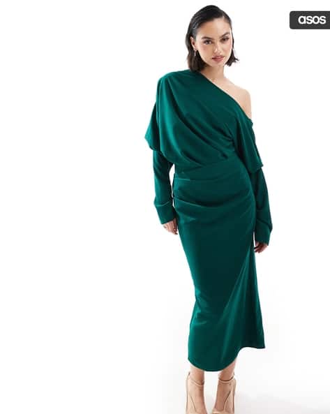 Buy Forest Green Dresses for Women by ASOS DESIGN Online | Ajio.com