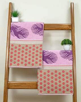 Pure Cotton Picasso Bath Towel Set of 2-image-38