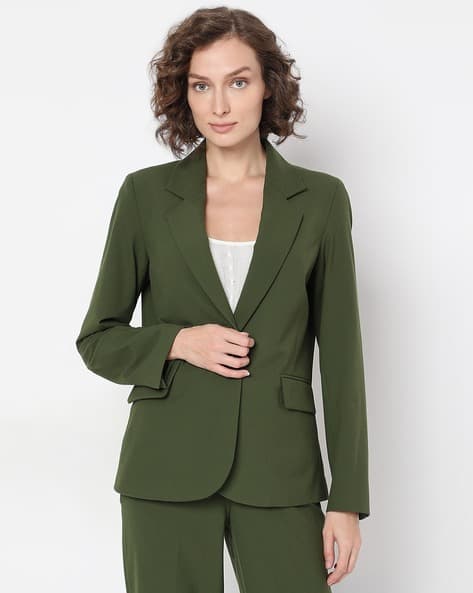 Women Regular Fit Single-Breasted Blazer