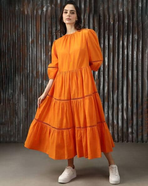 Buy HIGH STAR Women Fit and Flare Dress Online | Ajio.com