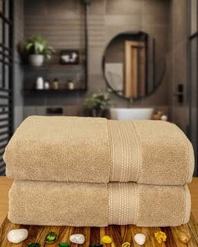 Pure Cotton Cloud Soft Bath Towel Set of 2-image-43