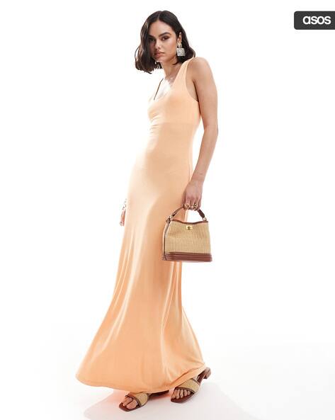 Buy Coral Dresses for Women by ASOS DESIGN Online | Ajio.com