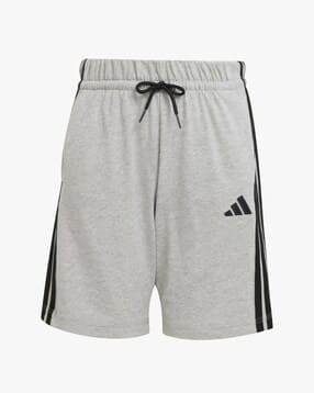 adidas kids Boys Heathered Regular Fit Shorts with Logo Print-picture-40