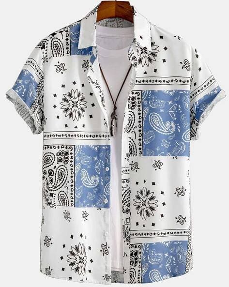 Buy White, Black Shirts for Men by Jankit Designer Online