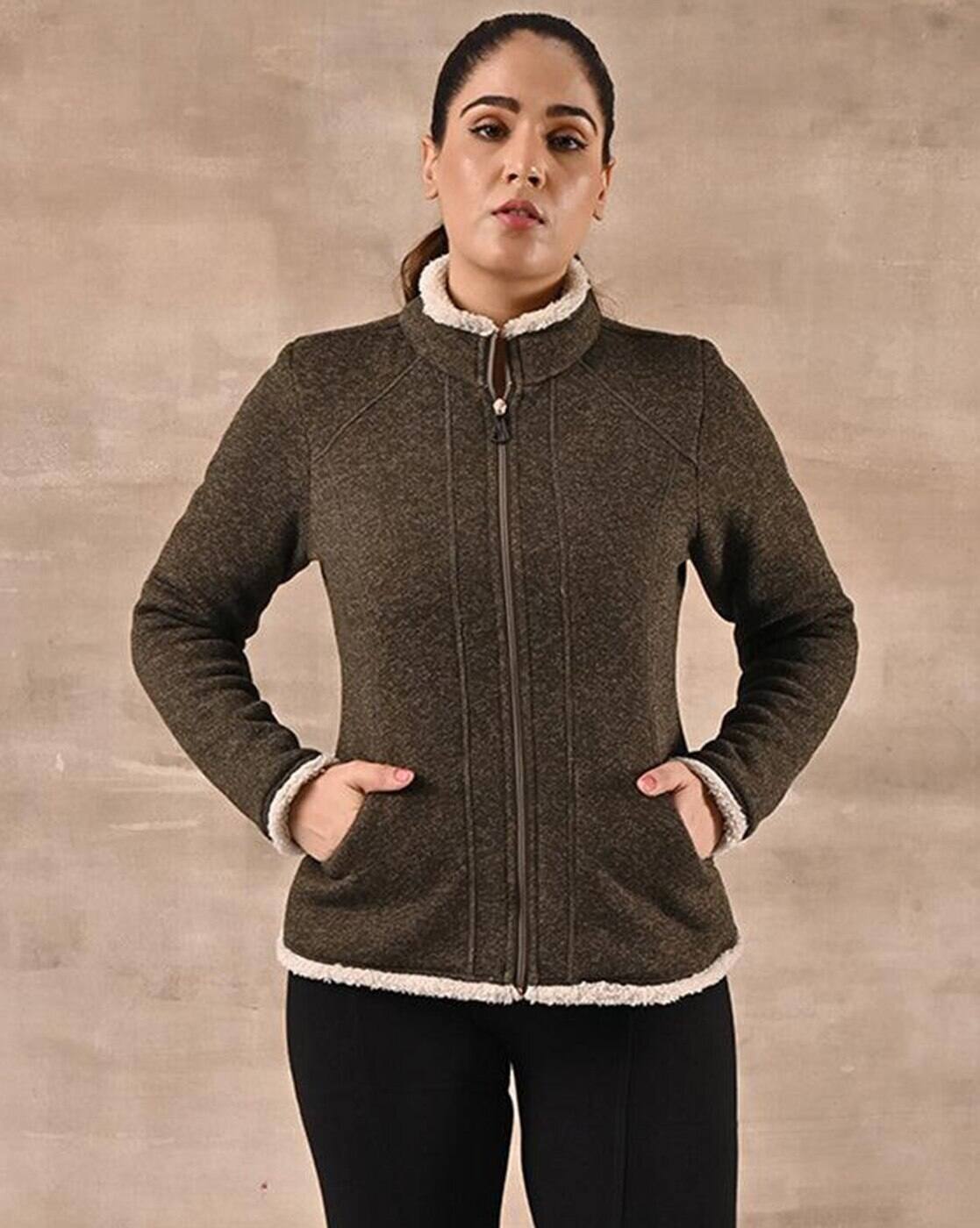 Buy LAKSHITA Women Woolen Jacket Online | Ajio.com Buy LAKSHITA Women Woolen Jacket Online | Ajio.com
