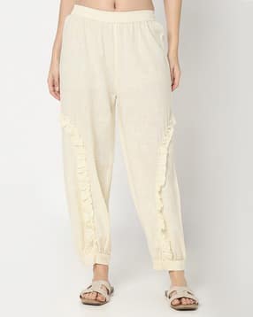 r&b Women Relaxed Fit Flat-Front Pants-picture-10