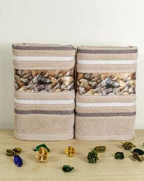 rangoli Cotton Oriental Set of 2 Hand Towel-picture-10