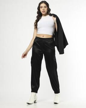 buda jeans co Women Relaxed Fit Cargo Joggers-picture-37