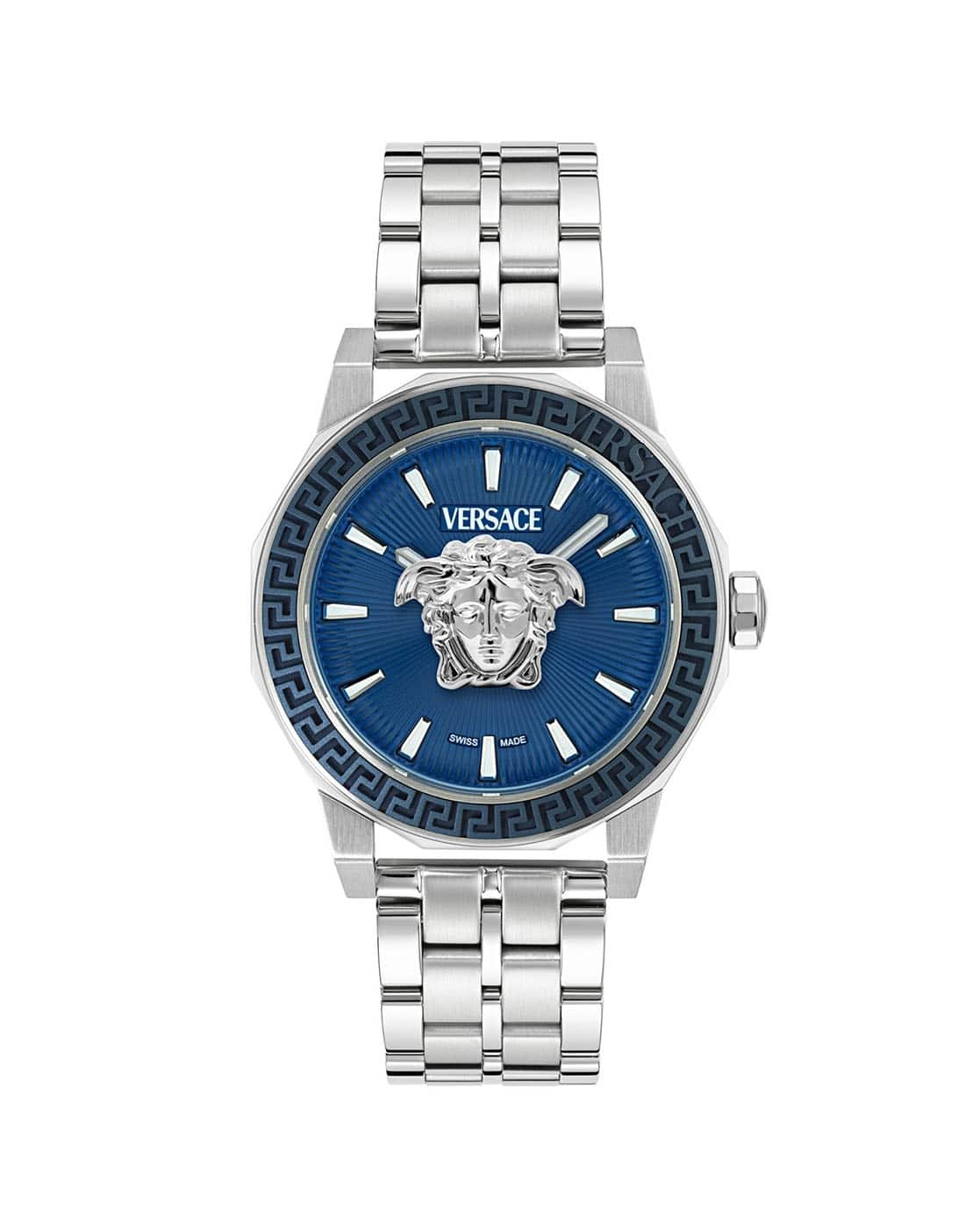 Buy VERSACE Men Medusa Deco Gent Analogue Watch-VE9I00324 | Silver