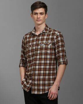Buy Maroon Shirts for Men by Celio Online | Ajio.com