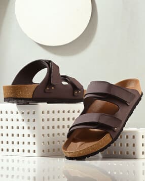 underroute Women Flat Heel Sandals with Buckle Fastening-picture-12