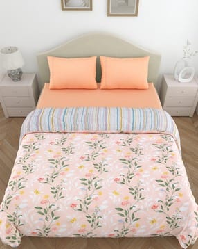 haus & kinder 150 GSM Floral Print Double Comforter-picture-50